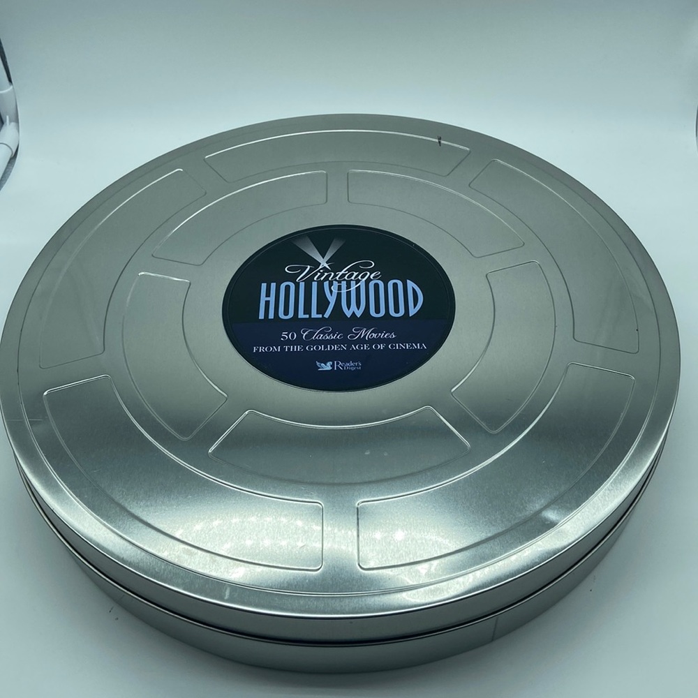 Vintage Hollywood 50 Classic DVD Movies in Circular Metal Case Reader's …